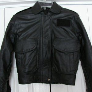 Perrone Aviator leather jacket S XS nwots